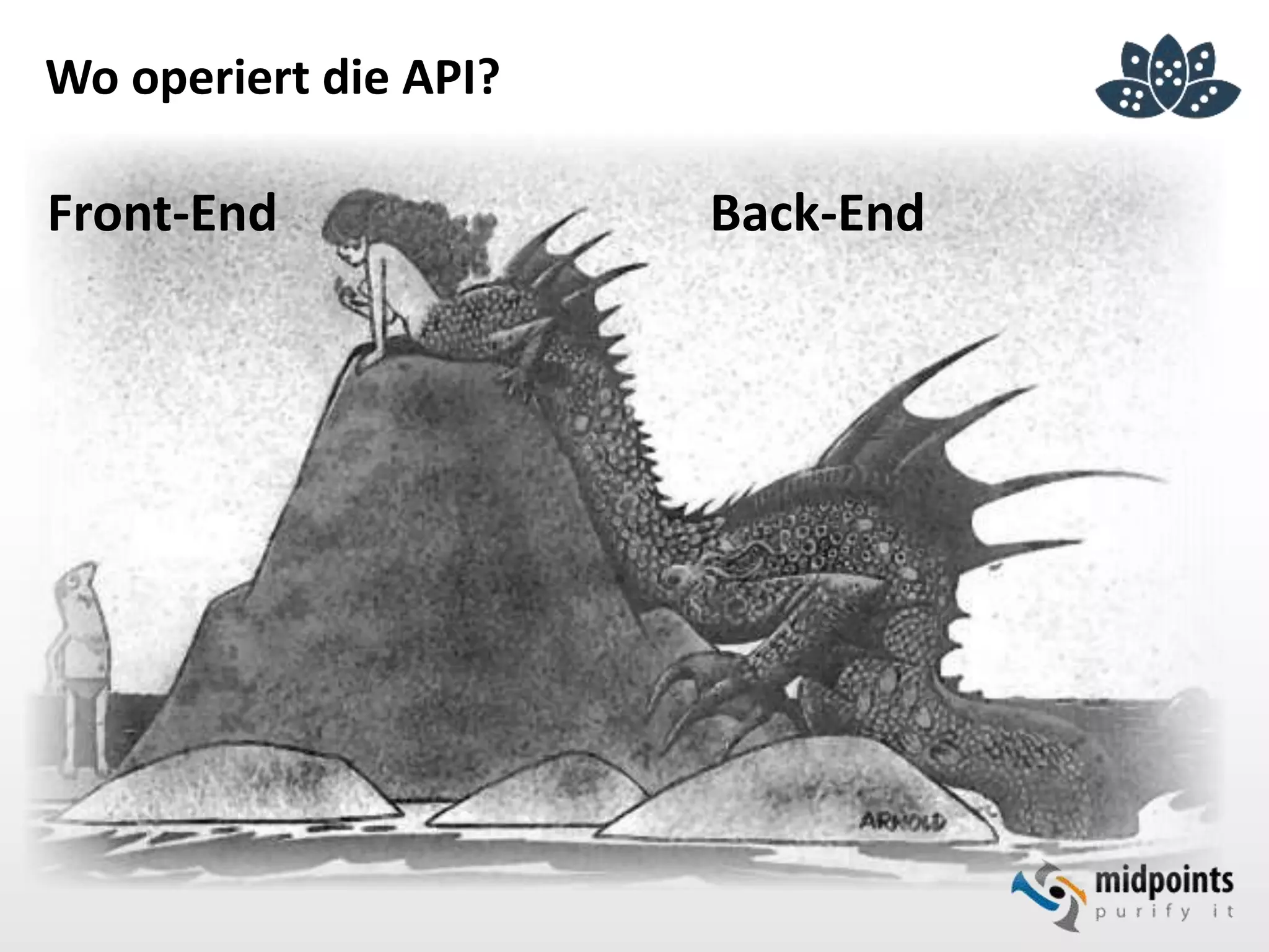 Wo operiert die API?
Back-EndFront-End
 