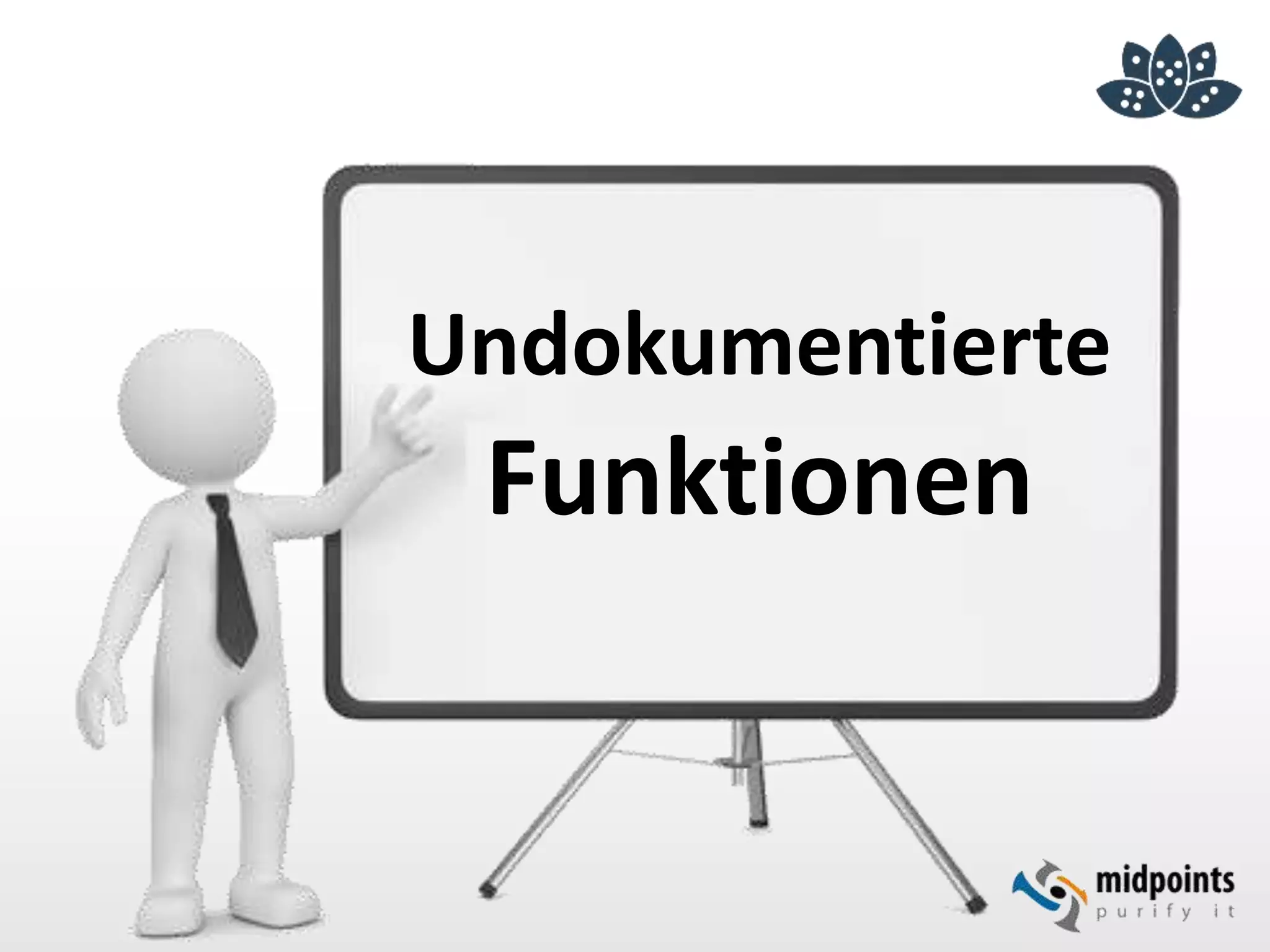 Undokumentierte
Funktionen
 