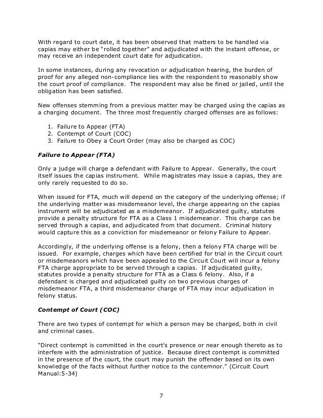 wallpapers Contempt Of Court Letter capias csp1 letter