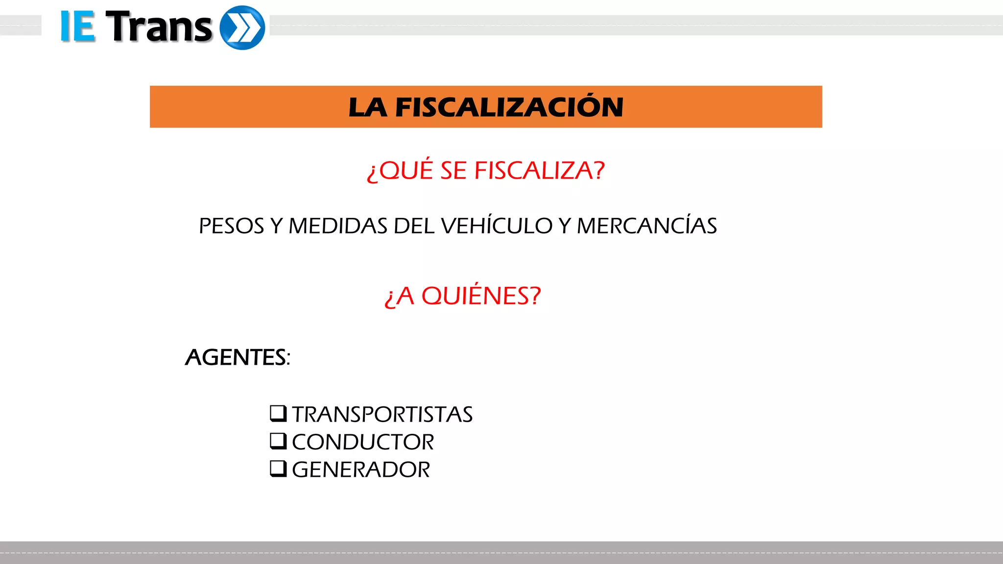 Capacitación Pesos y Medidas Vehiculares