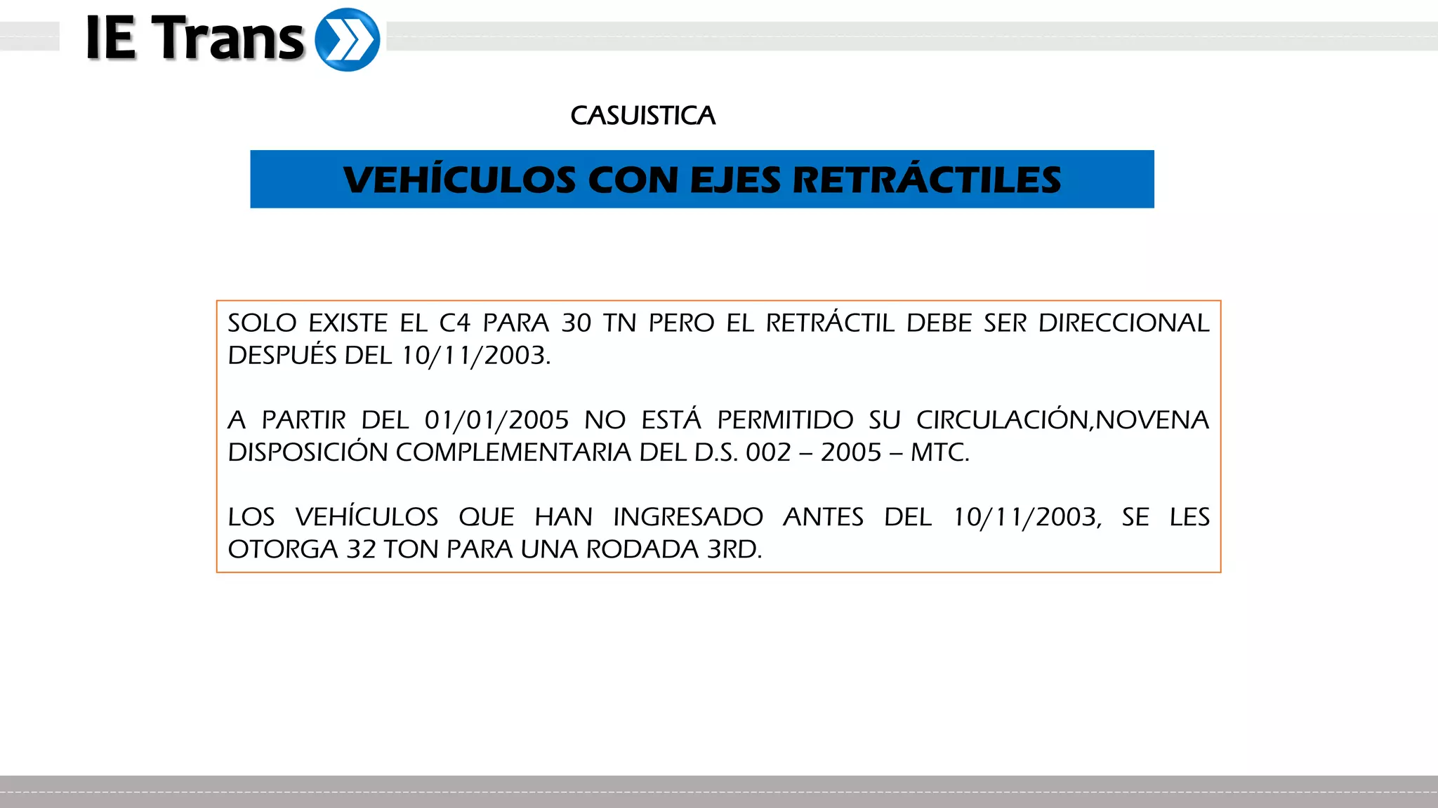 Capacitación Pesos y Medidas Vehiculares
