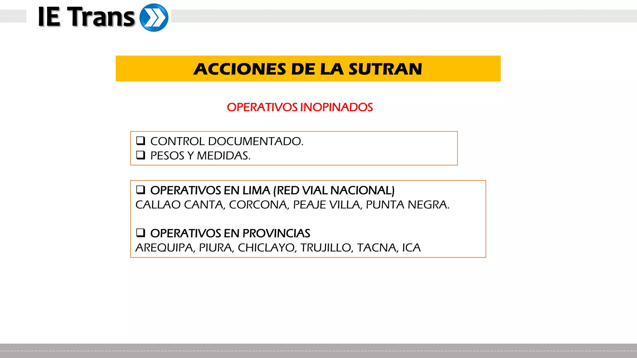 Capacitación Pesos y Medidas Vehiculares