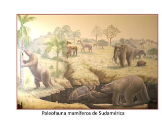 Paleofauna mamíferos de Sudamérica
 