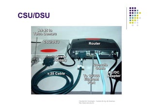 Facultad de Tecnología – Carrera de Ing. de Sistemas
http://www.usfx.edu.bo
CSU/DSU
 