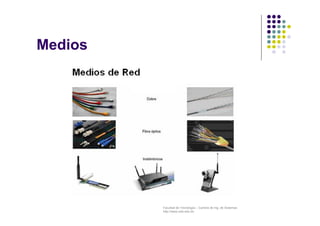 Facultad de Tecnología – Carrera de Ing. de Sistemas
http://www.usfx.edu.bo
Medios
 