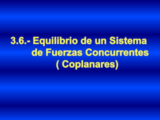 Cap iii equilibrio de un sistema de fuerzas