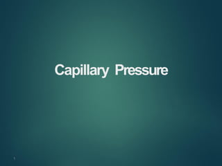 Capillary Pressure
1
 