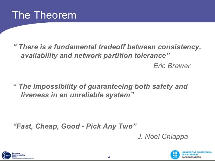 Consistency tradeoffs in modern distributed database system design