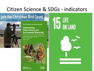 Citizen Science & SDGs - indicators
Audubon Cal.
 