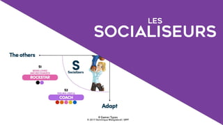 LEs 
SOCIALISEURS
 