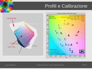 Profili e Calibrazione




Luigi Gallerani   Understanding Color Management   58/71
 