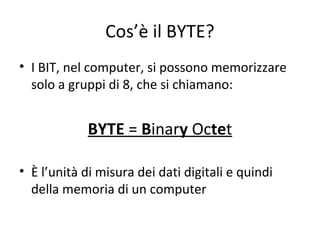 Capire l'informatica | PPT