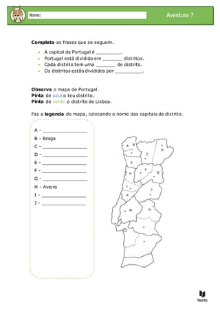 Capitais de distrito | DOC