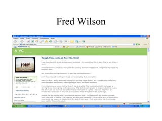 Fred Wilson
 