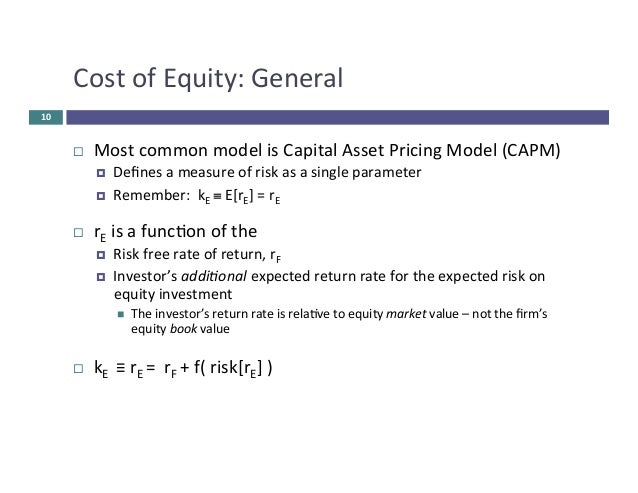 cost of equity -concepts of cost of debt and cost of equity (borrowing capital) -calculating the cost of retained earnings of common stock is the current dividend yield. cost of equity -concepts of cost of debt and cost of equity (borrowing capital) -calculating the cost of retained earnings of common stock is the current dividend yield.