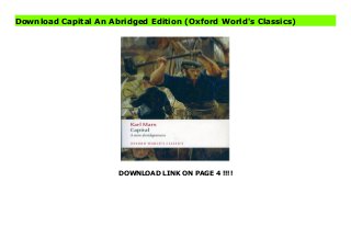 DOWNLOAD LINK ON PAGE 4 !!!!
Download Capital An Abridged Edition (Oxford World's Classics)
Download PDF Capital An Abridged Edition (Oxford World's Classics) Online, Download PDF Capital An Abridged Edition (Oxford World's Classics), Full PDF Capital An Abridged Edition (Oxford World's Classics), All Ebook Capital An Abridged Edition (Oxford World's Classics), PDF and EPUB Capital An Abridged Edition (Oxford World's Classics), PDF ePub Mobi Capital An Abridged Edition (Oxford World's Classics), Reading PDF Capital An Abridged Edition (Oxford World's Classics), Book PDF Capital An Abridged Edition (Oxford World's Classics), Read online Capital An Abridged Edition (Oxford World's Classics), Capital An Abridged Edition (Oxford World's Classics) pdf, pdf Capital An Abridged Edition (Oxford World's Classics), epub Capital An Abridged Edition (Oxford World's Classics), the book Capital An Abridged Edition (Oxford World's Classics), ebook Capital An Abridged Edition (Oxford World's Classics), Capital An Abridged Edition (Oxford World's Classics) E-Books, Online Capital An Abridged Edition (Oxford World's Classics) Book, Capital An Abridged Edition (Oxford World's Classics) Online Download Best Book Online Capital An Abridged Edition (Oxford World's Classics), Download Online Capital An Abridged Edition (Oxford World's Classics) Book, Download Online Capital An Abridged Edition (Oxford World's Classics) E-Books, Read Capital An Abridged Edition (Oxford World's Classics) Online, Download Best Book Capital An Abridged Edition (Oxford World's Classics) Online, Pdf Books Capital An Abridged Edition (Oxford World's Classics), Download Capital An Abridged Edition (Oxford World's Classics) Books Online, Read Capital An Abridged Edition (Oxford World's Classics) Full Collection, Read Capital An Abridged Edition (Oxford World's Classics) Book, Download Capital An Abridged Edition (Oxford World's Classics) Ebook, Capital An Abridged Edition (Oxford World's Classics) PDF Read online, Capital An Abridged Edition (Oxford World's Classics) Ebooks, Capital An Abridged Edition (Oxford World's Classics)
pdf Read online, Capital An Abridged Edition (Oxford World's Classics) Best Book, Capital An Abridged Edition (Oxford World's Classics) Popular, Capital An Abridged Edition (Oxford World's Classics) Read, Capital An Abridged Edition (Oxford World's Classics) Full PDF, Capital An Abridged Edition (Oxford World's Classics) PDF Online, Capital An Abridged Edition (Oxford World's Classics) Books Online, Capital An Abridged Edition (Oxford World's Classics) Ebook, Capital An Abridged Edition (Oxford World's Classics) Book, Capital An Abridged Edition (Oxford World's Classics) Full Popular PDF, PDF Capital An Abridged Edition (Oxford World's Classics) Download Book PDF Capital An Abridged Edition (Oxford World's Classics), Download online PDF Capital An Abridged Edition (Oxford World's Classics), PDF Capital An Abridged Edition (Oxford World's Classics) Popular, PDF Capital An Abridged Edition (Oxford World's Classics) Ebook, Best Book Capital An Abridged Edition (Oxford World's Classics), PDF Capital An Abridged Edition (Oxford World's Classics) Collection, PDF Capital An Abridged Edition (Oxford World's Classics) Full Online, full book Capital An Abridged Edition (Oxford World's Classics), online pdf Capital An Abridged Edition (Oxford World's Classics), PDF Capital An Abridged Edition (Oxford World's Classics) Online, Capital An Abridged Edition (Oxford World's Classics) Online, Read Best Book Online Capital An Abridged Edition (Oxford World's Classics), Download Capital An Abridged Edition (Oxford World's Classics) PDF files
 