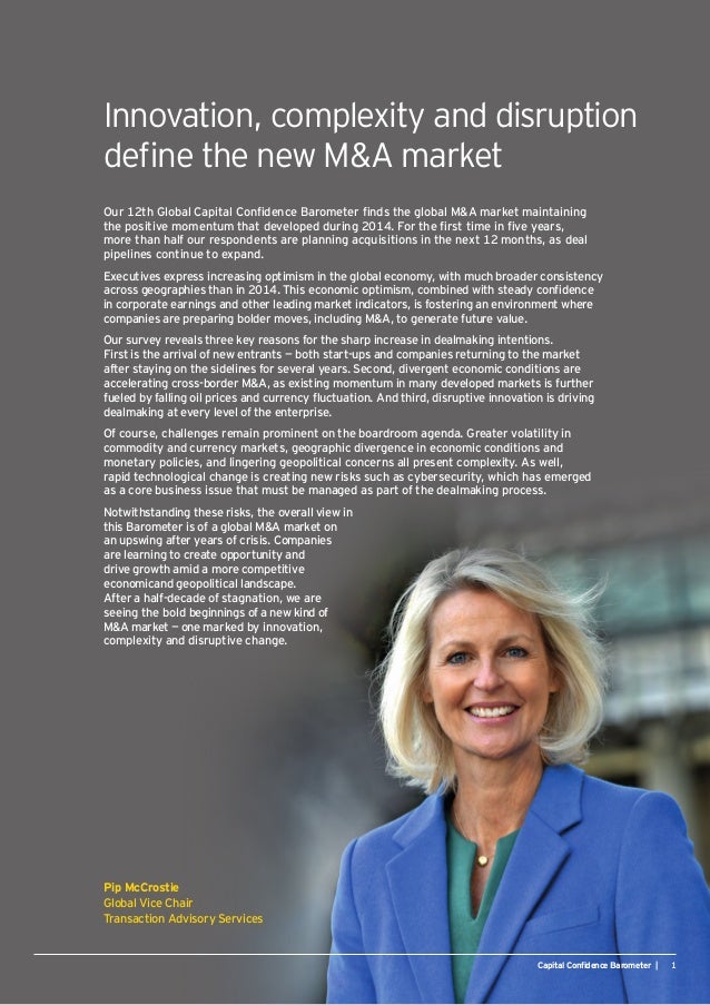 EY Global Capital Confidence Barometer (12th Edition)