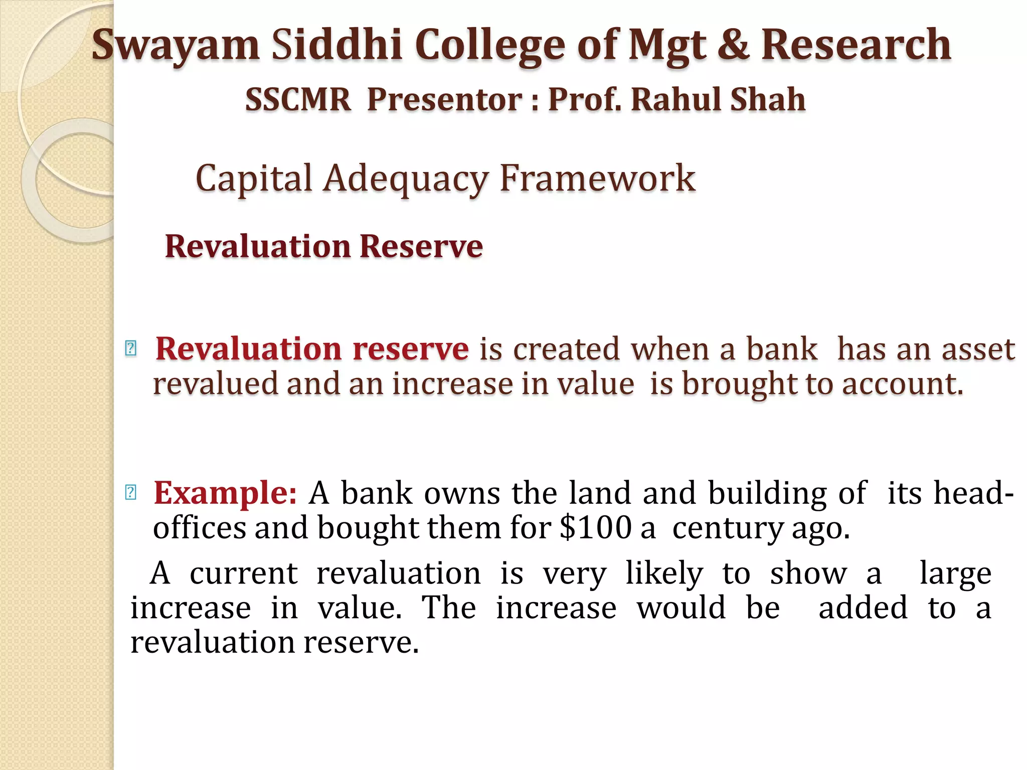 Capital adequacy norms | PPTX