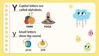 Capital and Small Alphabet Letters for Kids | PPTX