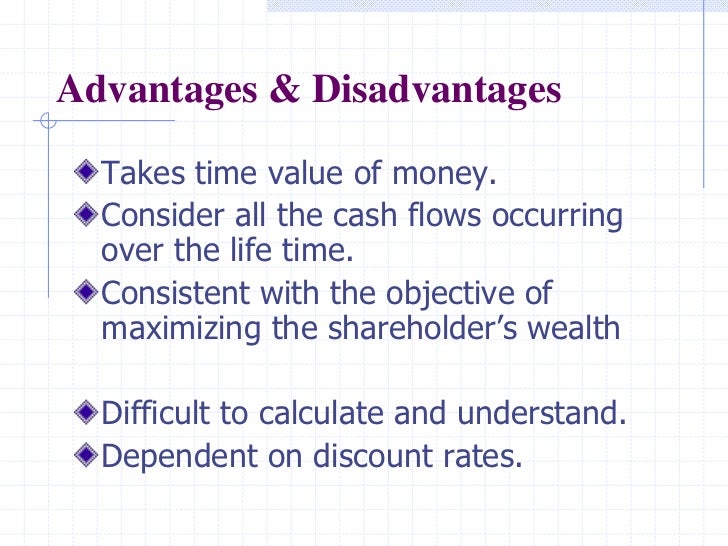 capital budgeting time value of money chart