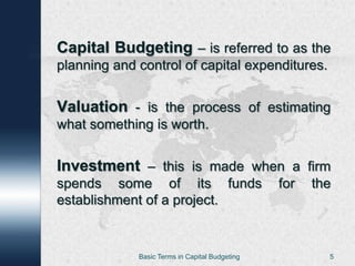 Capital Budgeting - Business Finance | PPTX