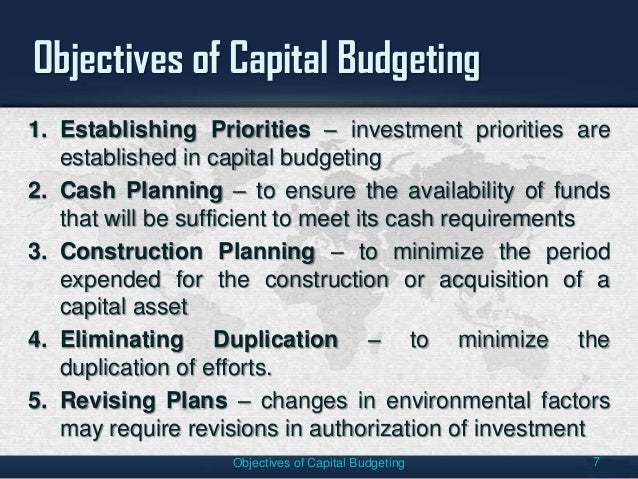 capital budgeting business finance budget for a business