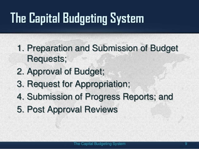 capital budgeting business finance budget for a business