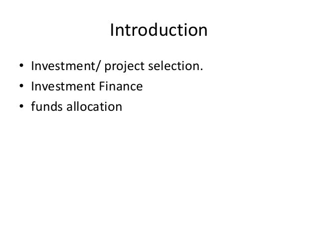 Capital Budgeting