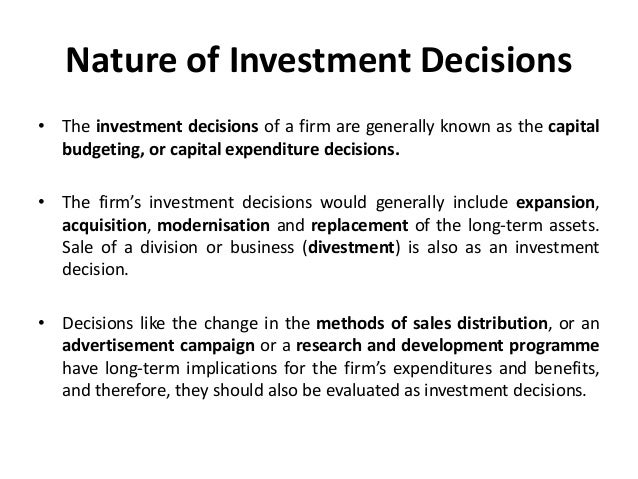 Capital Budgeting