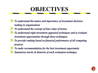 OBJECTIVES
3
 