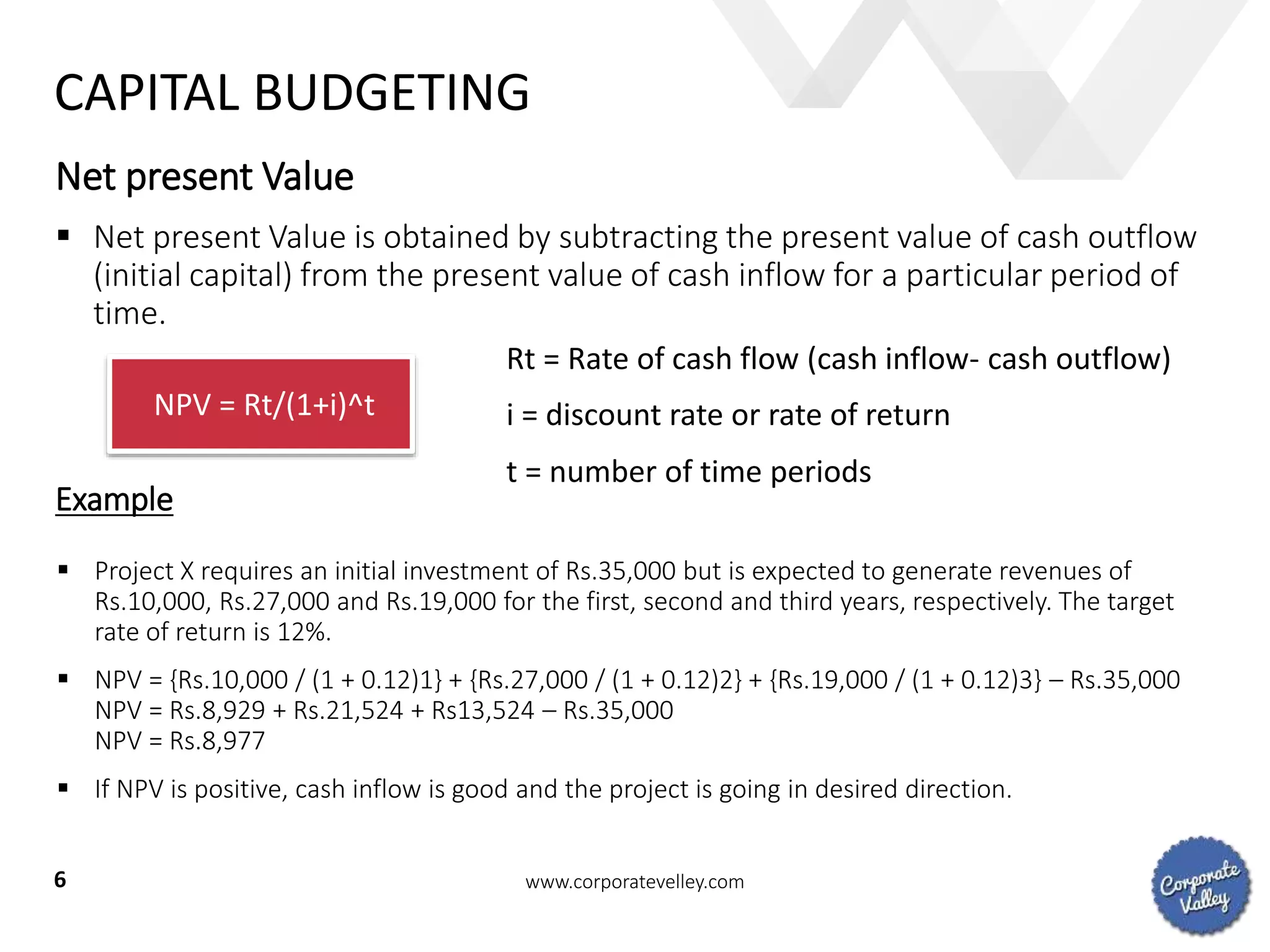 Capital Budgeting - With Real World Examples | PPTX