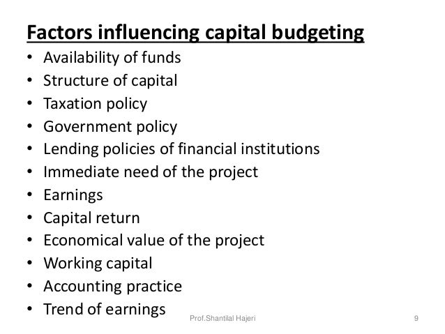 capital budgeting size timing and risk of future cashflows capital budgeting size timing and risk of future cashflows