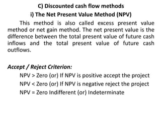 Npv Preferred Method Capital budgeting | PPTX