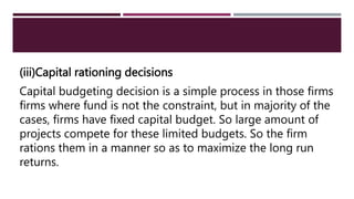 capital budgeting presentation mcom pptx | PPTX