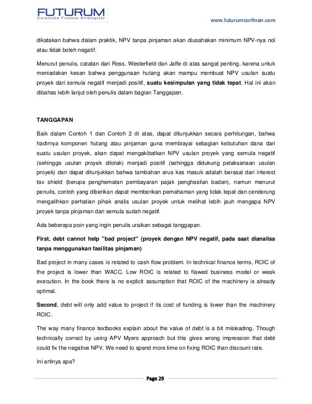 Mengapa meminjam uang untuk pendanaan proyek investasi 