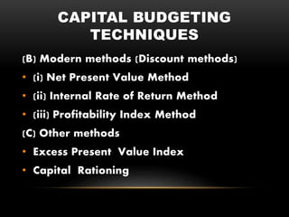 Capital Budgeting 01 | PPTX