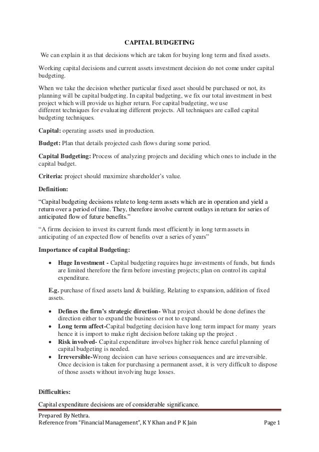 capital budgeting techniques summary There are different methods or techniques adopted for capital budgeting learn about them in detail here also learn about its significance with the help of example. capital budgeting techniques summary There are different methods or techniques adopted for capital budgeting learn about them in detail here also learn about its significance with the help of example.