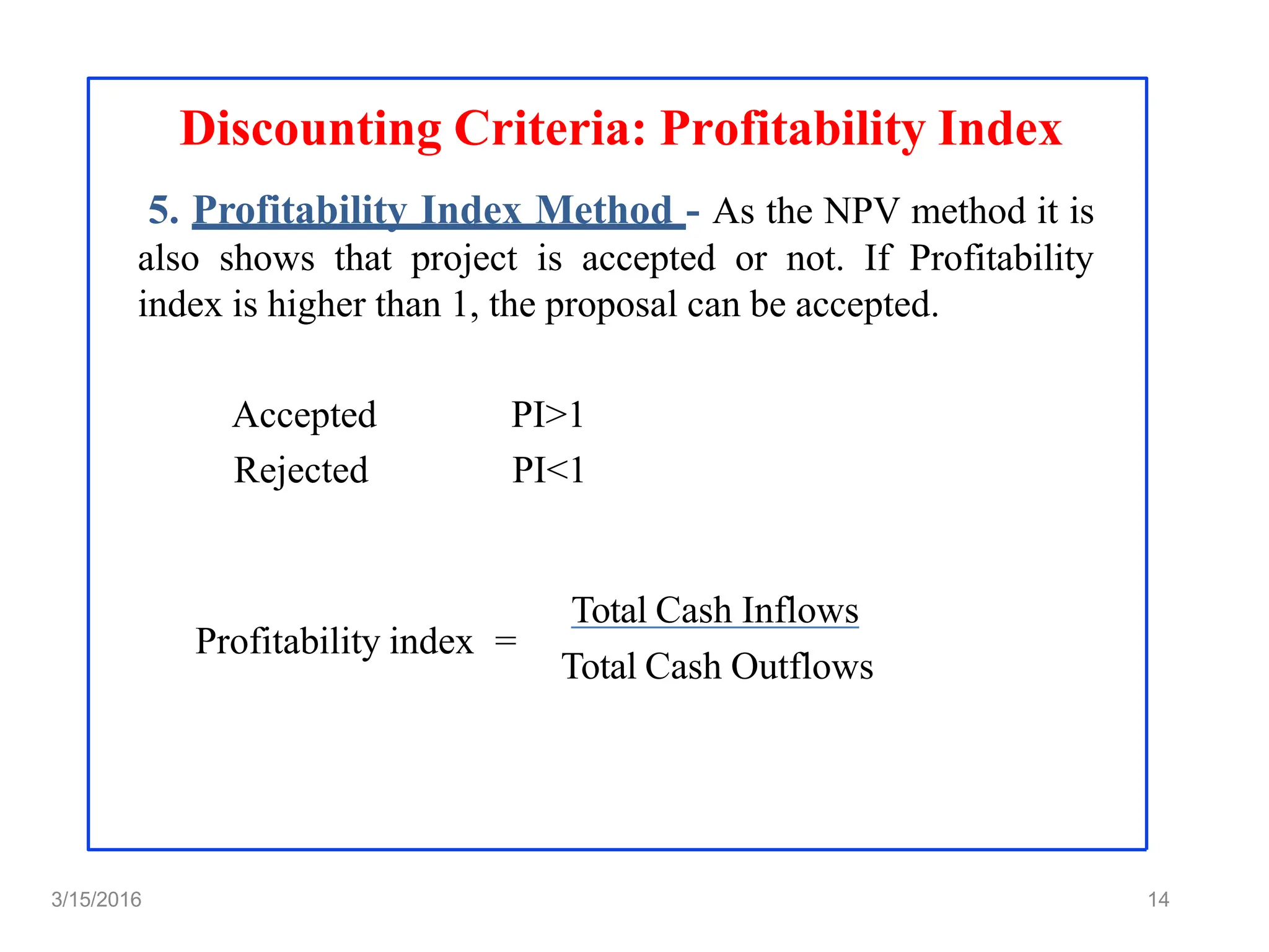 Capital Budgeting Slides Presentations Ppt Pptx