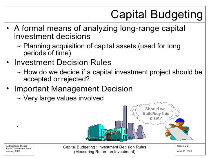 Capital Budgeting Rules 04