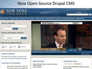 New	
  Open-­‐Source	
  Drupal	
  CMS
 