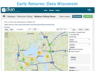 Early Returns: Data Wisconsin
 