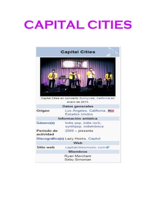 CAPITAL CITIES
 