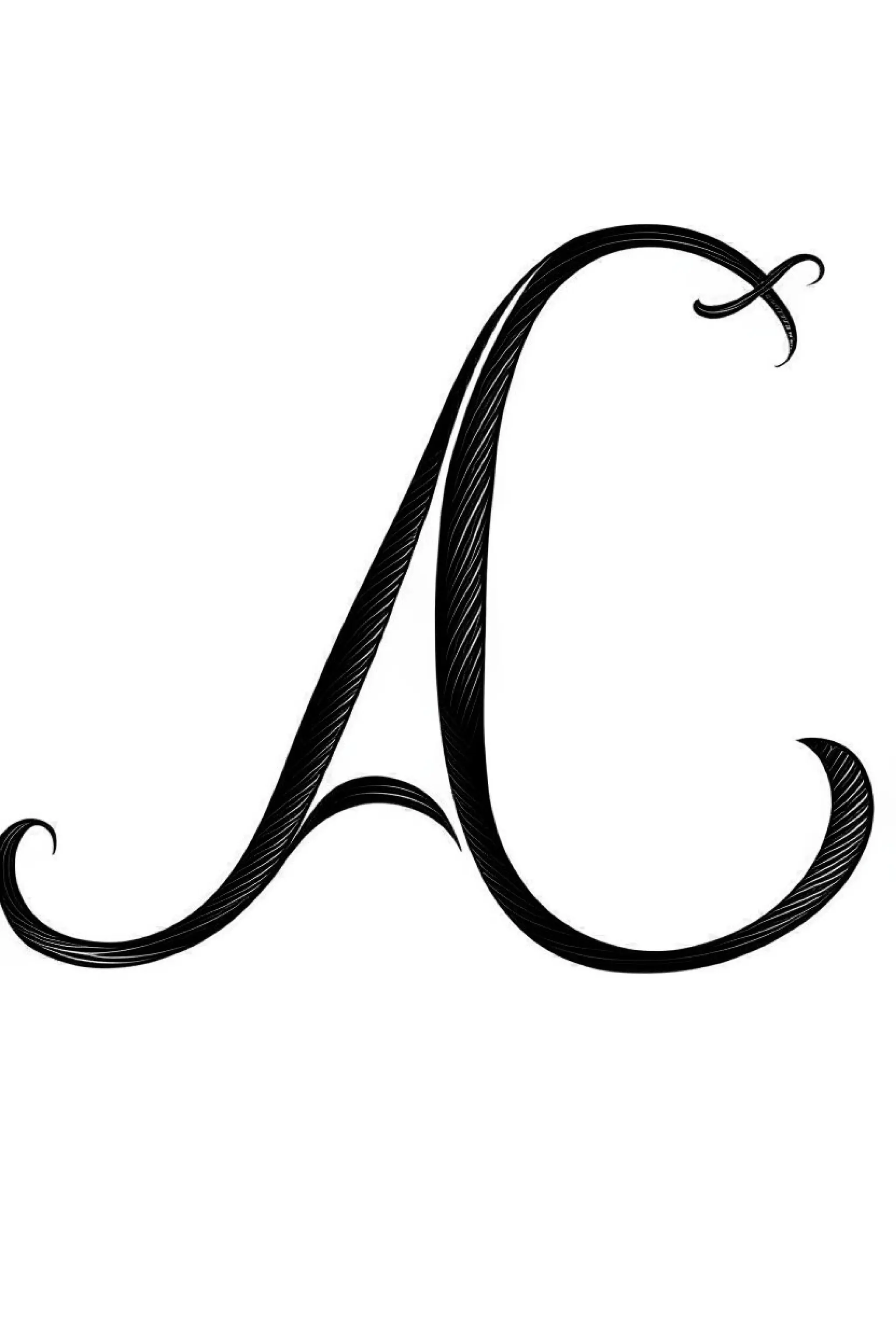 Capital Cursive A | Is there a capital cursive A?