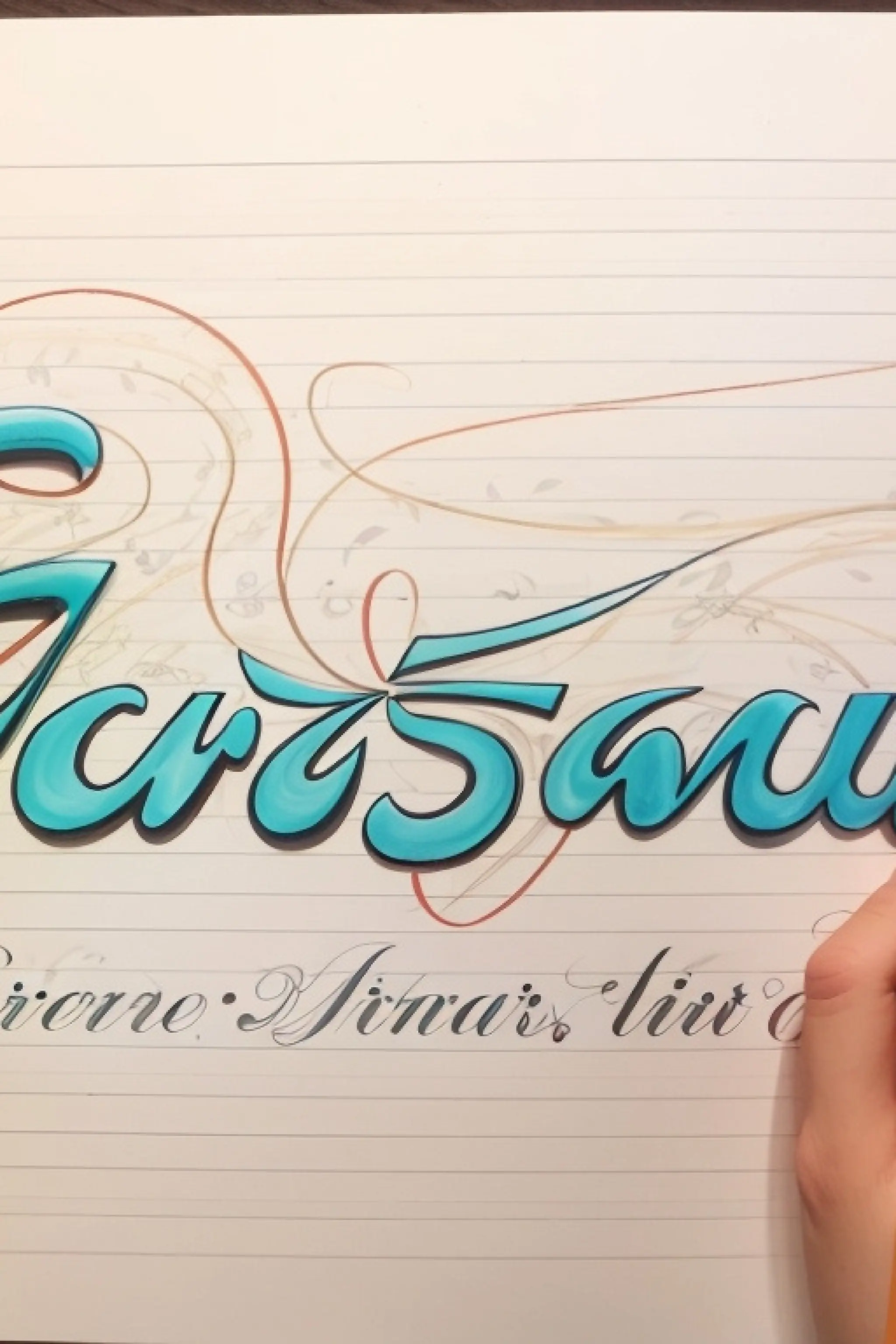 Capital Cursive A | Is there a capital cursive A?