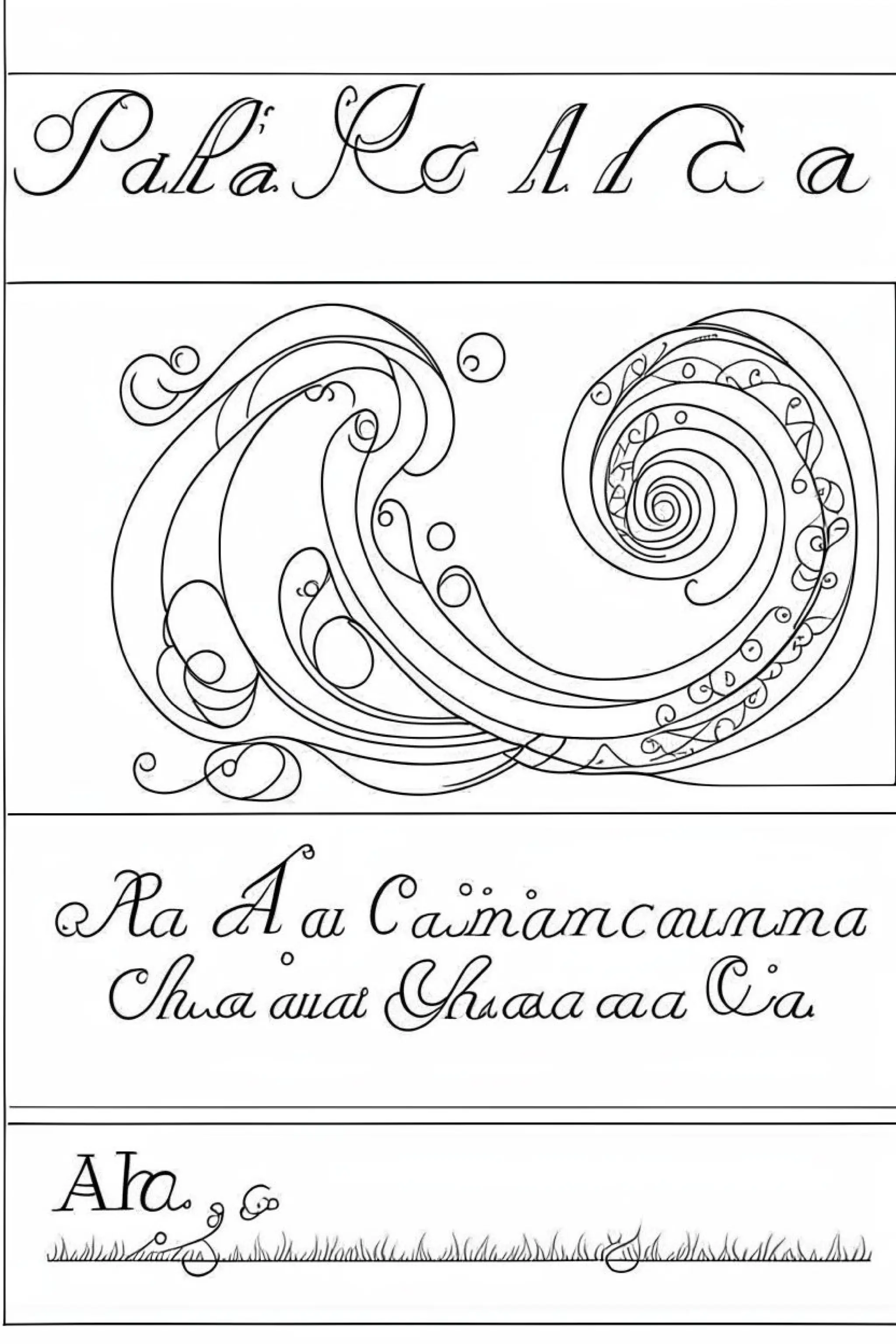 Capital Cursive A | Is there a capital cursive A?