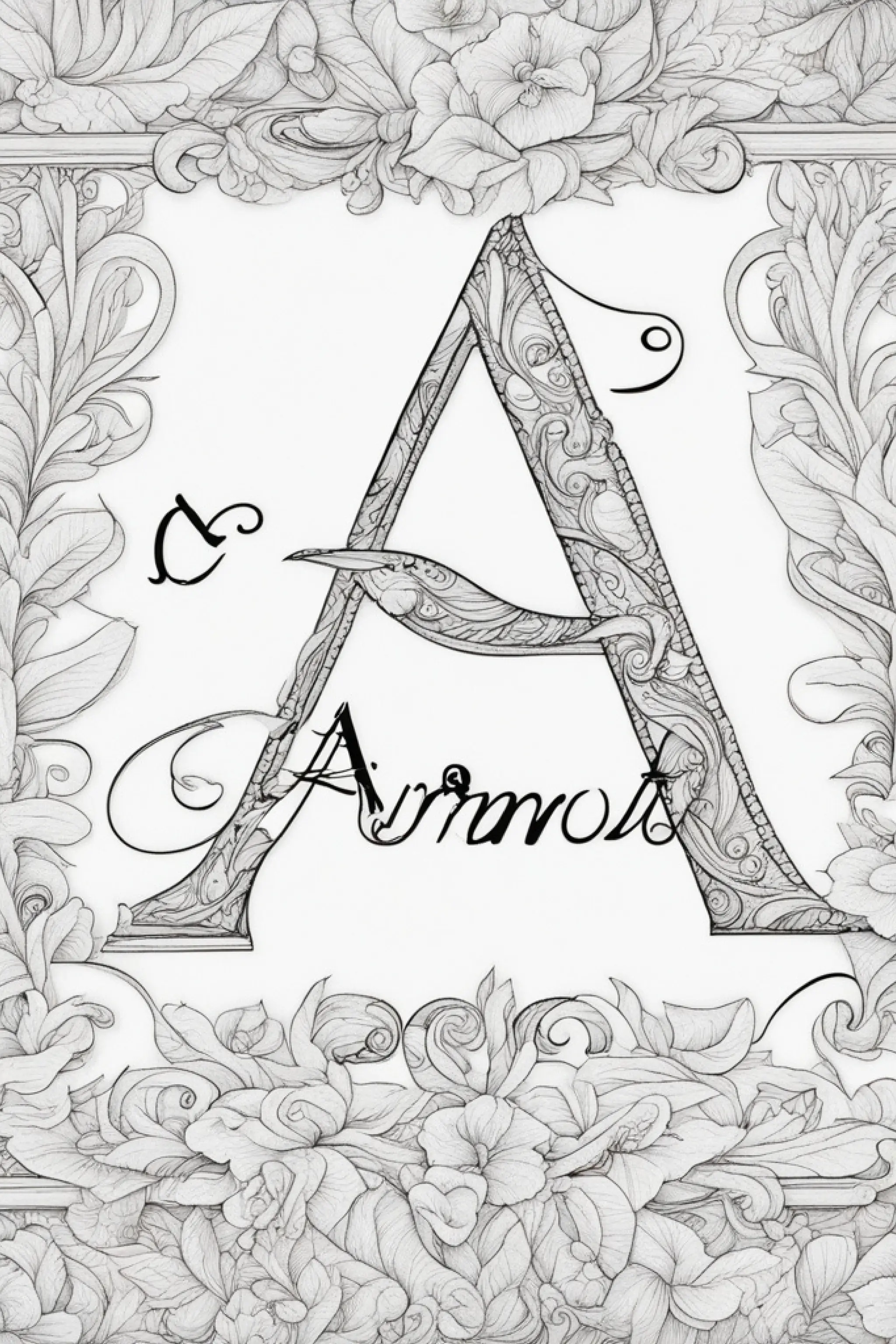 Capital Cursive A | Is there a capital cursive A?