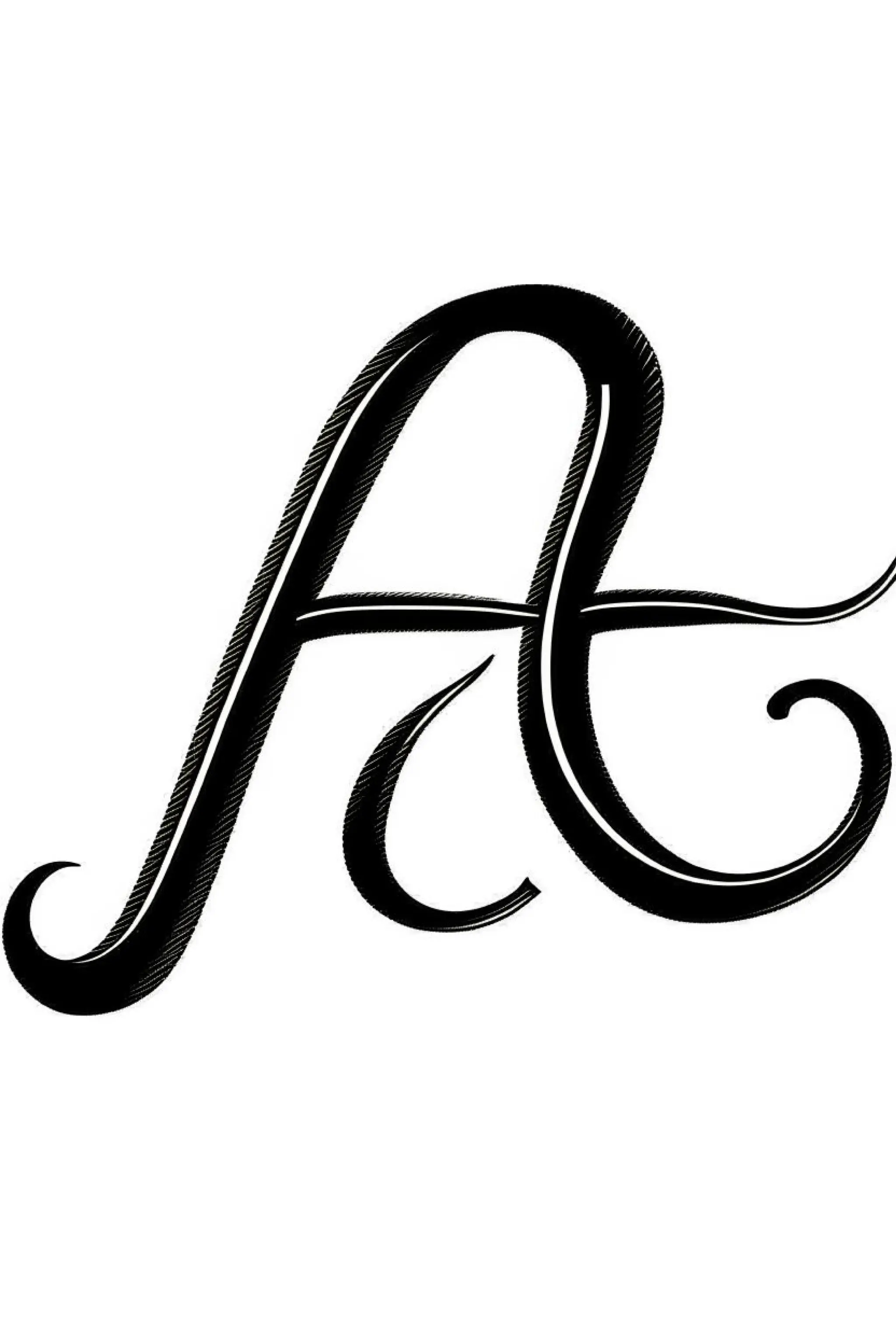 Capital Cursive A | Is there a capital cursive A?