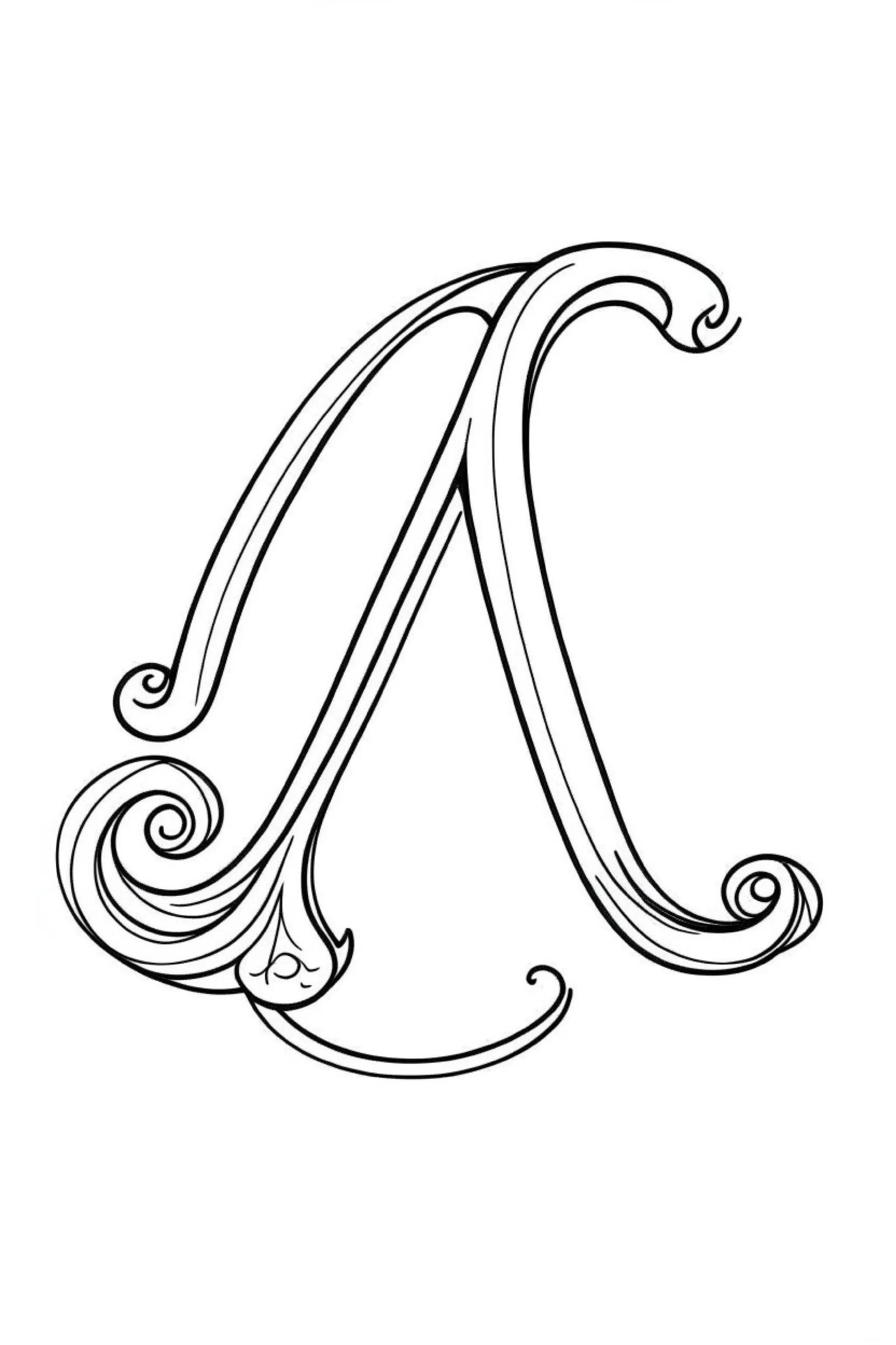 Capital Cursive A | Is there a capital cursive A?