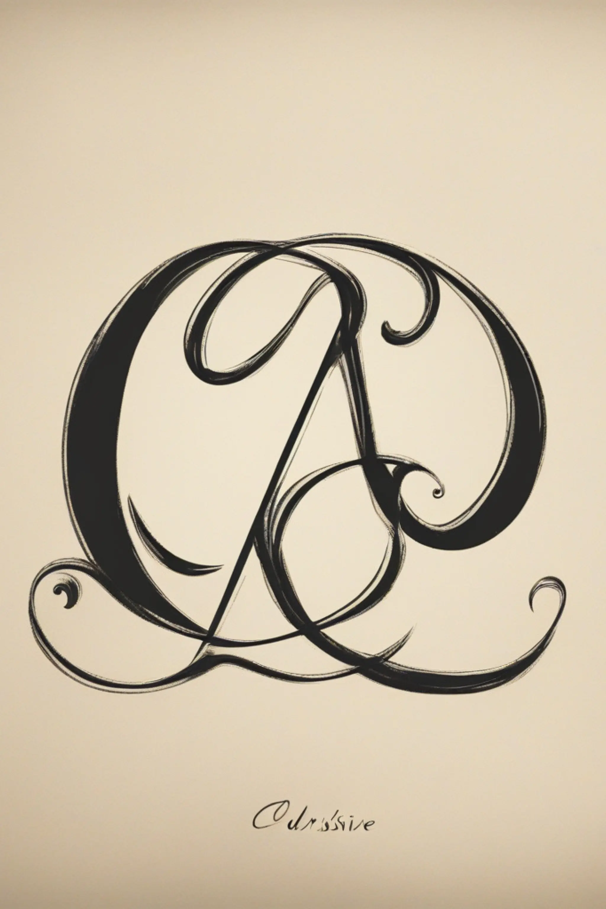 Capital Cursive A | Is there a capital cursive A?