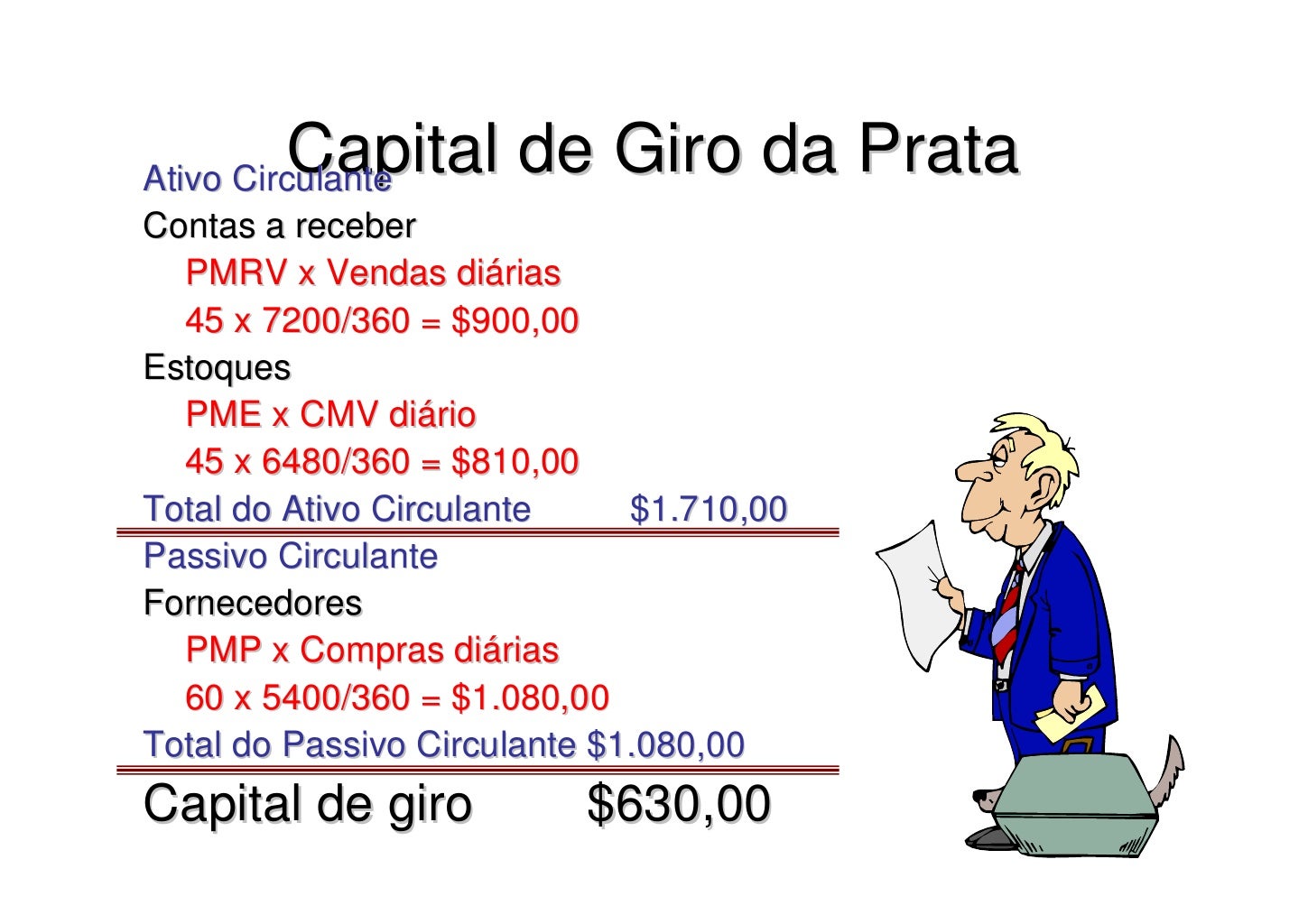 O Que É Capital De Giro Exemplo